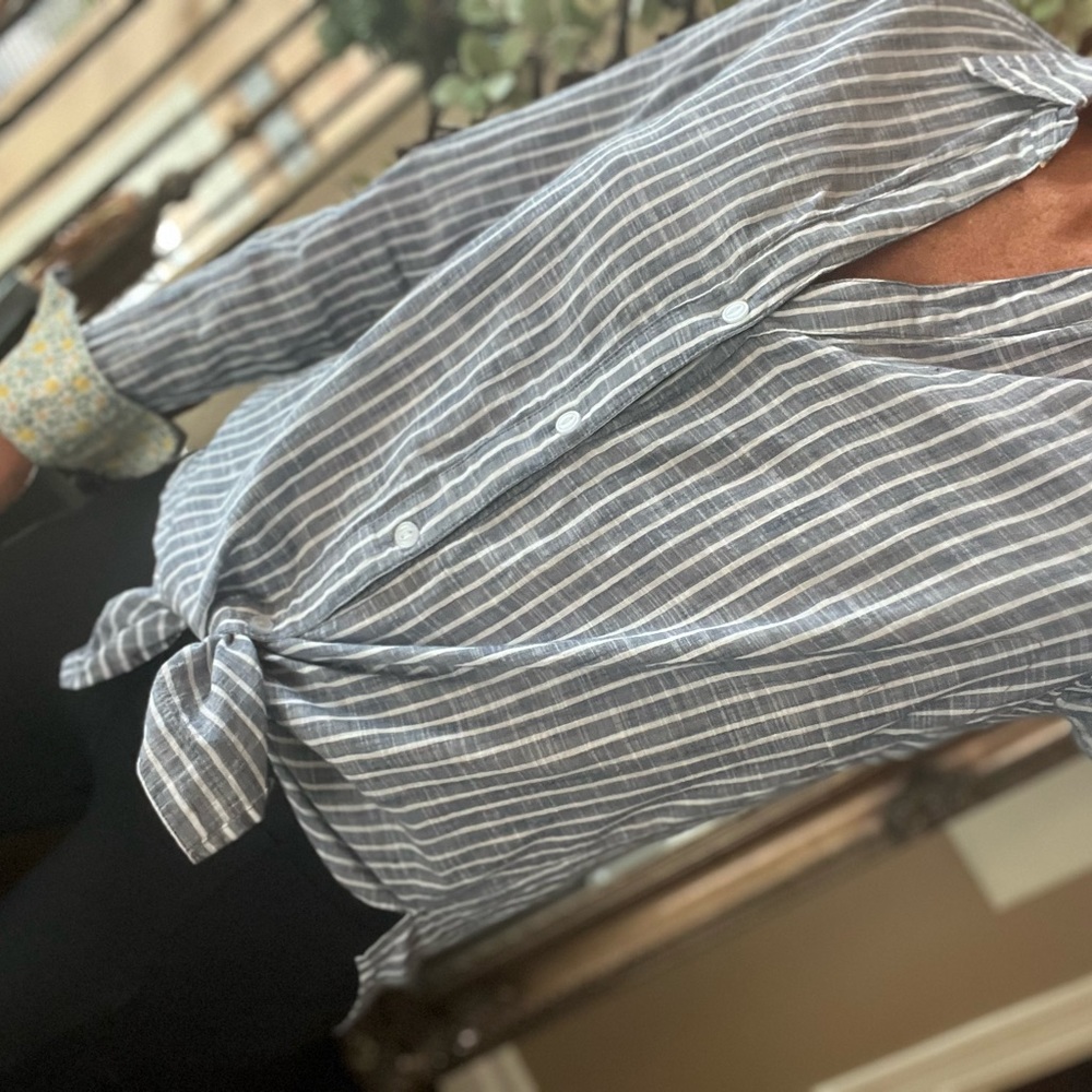 Michael Stars Los Angeles striped blouse, size S